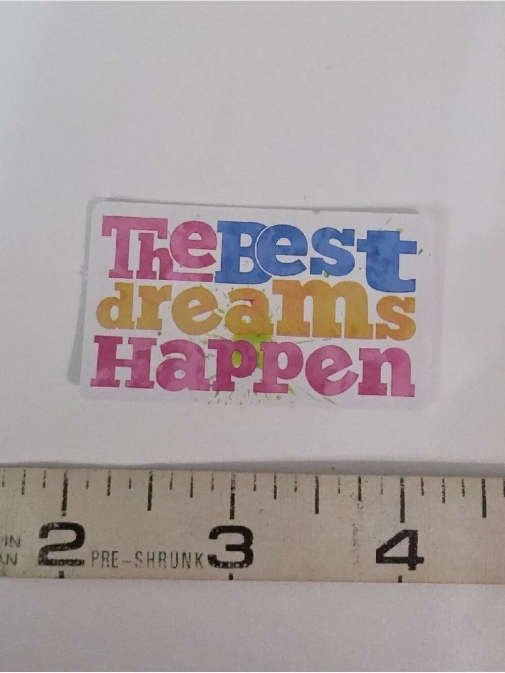 Colorful Inspirational Sticker Set - Rainbow Affirmations - Lot Of 8